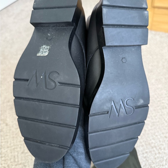 Stuart Weitzman Black Combat Boots - Picture 2 of 4